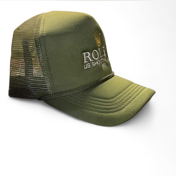 Rolex US Shooting Club 1992 Trendy Cap Tik Tok Mesh Foam Trucker Cap - Picture 2 of 3